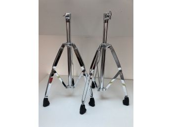 Pair Of Adjustable Drum Stands