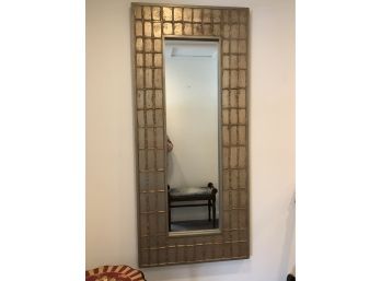 Vertical Gold Hall Mirror