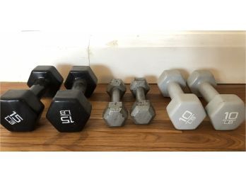 3 Sets Of  Hand Weights