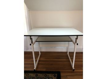 White Adjustable Drafting Table