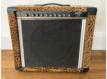 Peavy Bravo 112 Amplifier With Faux Leopard Fur Covering