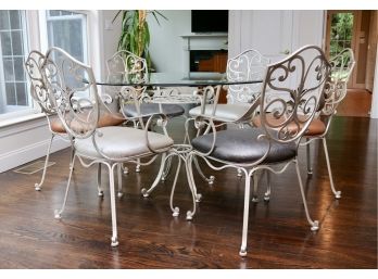 Silver Wrought Iron Kitchen Dining Room Set (MT. KISCO PICKUP)