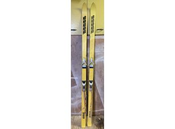 Vintage Pair Of K2 Skis With Bindings