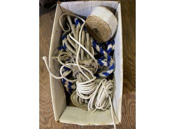 Box Of Rope And Cordage