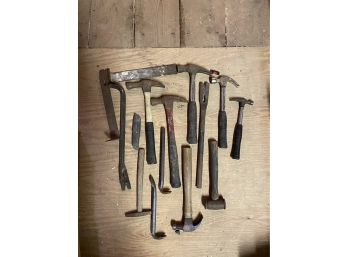 Group Of Hammers And Prybars