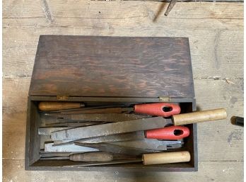 Antique Box Of Vintage Files