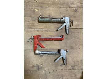 Trio Of Caulking Guns