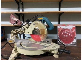 Makita Compound Miter Saw Model LS1013F With Task Light- Great Condition - Tested And Working