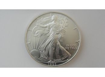 1993  US Silver Eagle 1 Troy Ounce .999 Fine Silver Coin Dollar