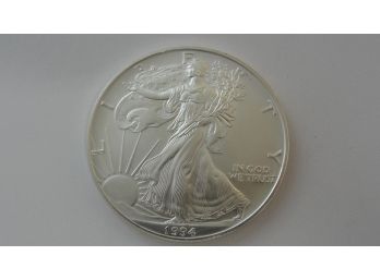 1994  US Silver Eagle 1 Troy Ounce .999 Fine Silver Coin Dollar