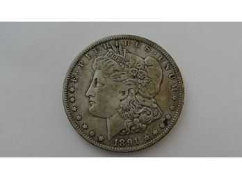 1891 Morgan Silver Dollar