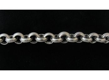 Milor Sterling Silver Rolo Link Bracelet