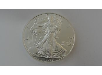 2012 US Silver Eagle 1 Troy Ounce .999 Fine Silver Coin Dollar