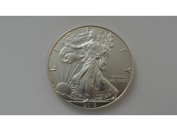 2018 US Silver Eagle 1 Troy Ounce .999 Fine Silver Coin Dollar