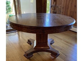 Real Good Looking Arts And Crafts Style Oak Quarter Sawn Dining Table