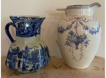 Two Porcelain Pitchers