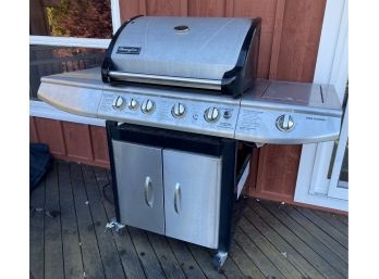 Charmglow Gas Grill With Side Burner And Cover