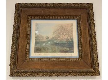 Framed Wallace Nutting 'the Orchard Beach'