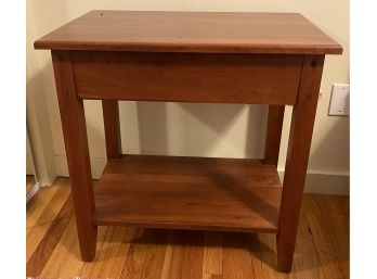 Two Tier Cherry Side Table