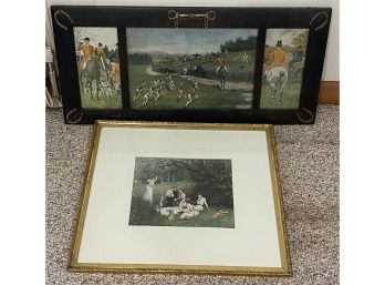 Equine Tryptic And Beau Colic American Scene Print