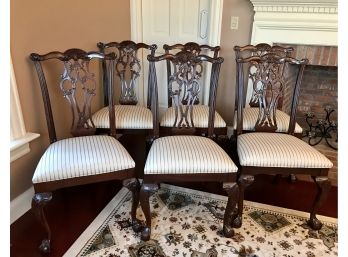 ETHAN ALLEN 18th Century Mahogany Dining Chairs