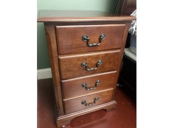 2 Drawer Wooden File Cabinet