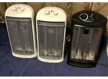 TRIO Of Quartz Space Heaters