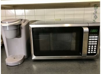 Kitchen Essentials Microwave And KEURIG