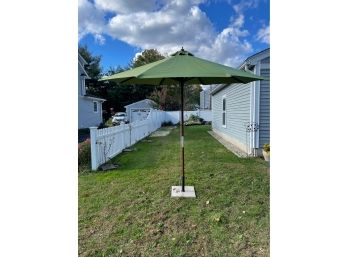 Outdoor Patio Umbrella And Stand