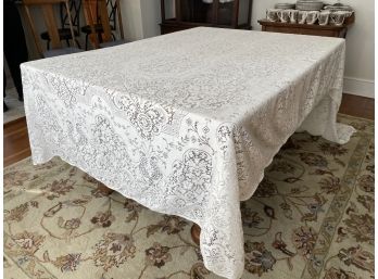 White Lace Tablecloth