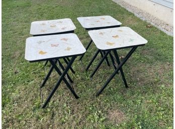 Small Butterfly Patterned Folding Trays