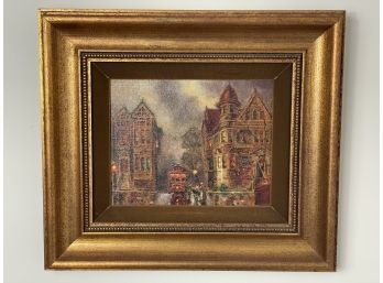 Beautiful Framed Painting - Hyde St. San Francisco - Artist Signed