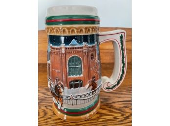 Collectible Budweiser Beer Stein - 1997 Home For The Holidays