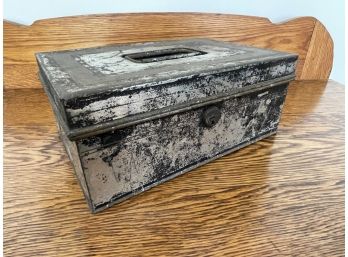 Vintage Metal Storage Box