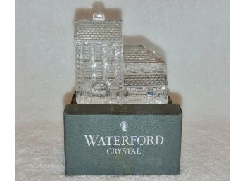 Waterford Crystal Paperweight Lismore Village Hotel