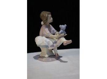 Lladro Best Friend #7620 Glazed Finish Issued 1993 Retired 1993 Society Piece