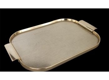 Gold Tone Mirrored Tray