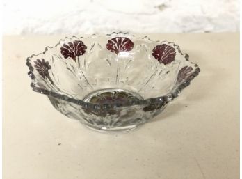 Goofus Glass Brides Bowl By Harry Northwood 1897-1910