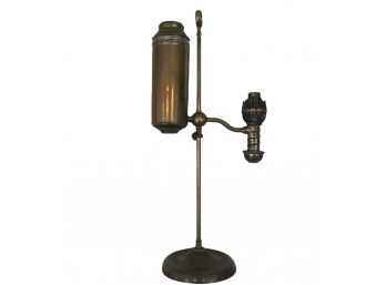 Manhattan Kerosine Oil Brass Parlor Student Lamp