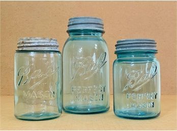 Collection Of Antique Canning Jars