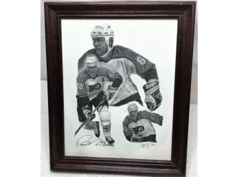 Eric Lindros Limited Edition Artwork By David Maas (Framed & Signed)