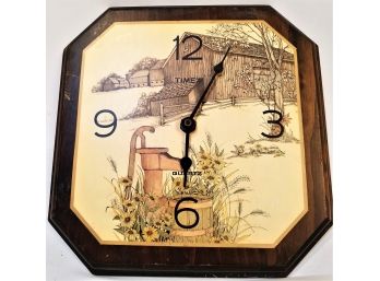 Vintage Timex Wall Clock