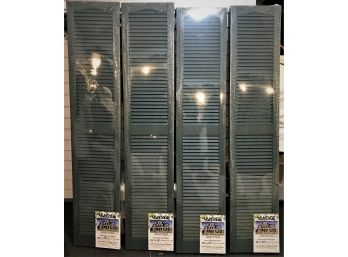 Vantage Louvered Forest Green Window Shutters (Paid $240)