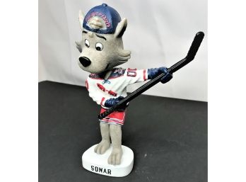 Sonar The Hartford Wolf Pack Mascot Bobblehead