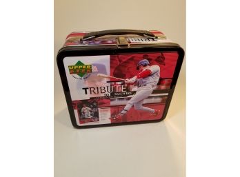 Major League Baseball Upper Deck Mark McGwire Metal Lunch Box