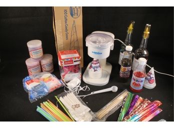 Hawaiian Shaved Ice Machine With Accessories