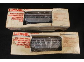 Vintage Lionel 'O' Gauge Trains Molly Pitcher 4-9572 Passenger Car & Alexander Hamilton 6-9574 Observation Car