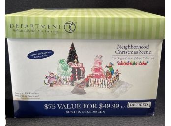 Department 56-the Original Snow Village Collection-neighborhood Christmas Scene