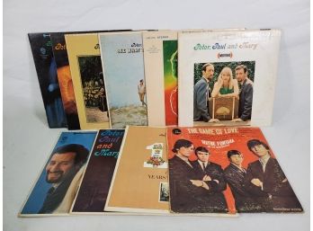 Ten Vintage Vinyl LP Record Albums-HAIR, Peter Paul & Mary & More - Lot 2