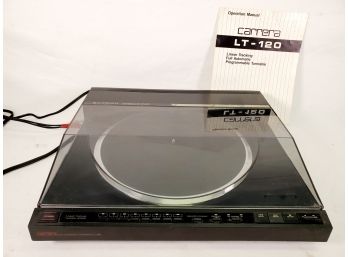 Carrera LT-120 Linear Tracking Full Automatic Programmable Turntable With Dust Cover